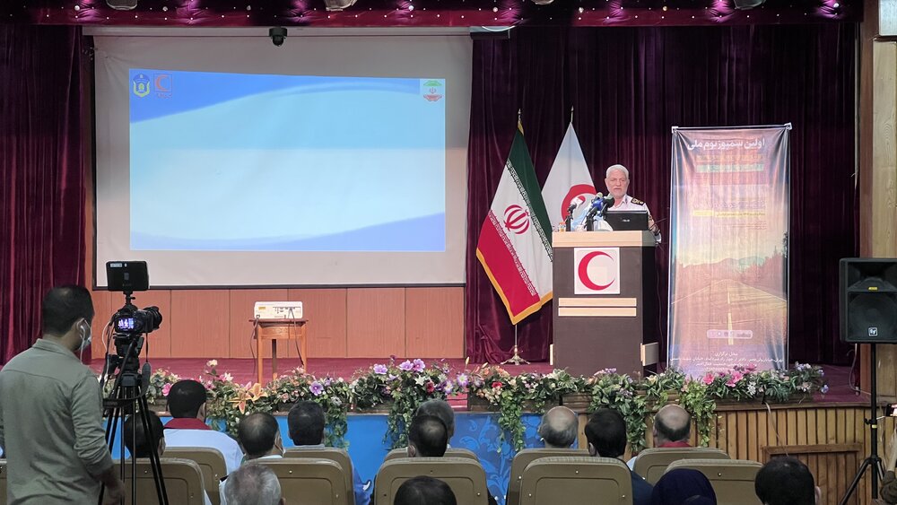 نمره ۲۰ رئیس پلیس راهنمایی و رانندگی فراجا به جمعیت هلال احمر