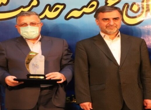 کسب رتبه برتر بیمه سلامت مازندران در جشنواره شهید رجایی