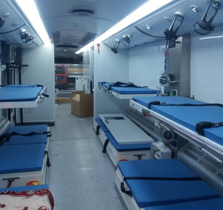اختصاص یک دستگاه اتوبوس آمبولانس به اورژانس سیرجان 
