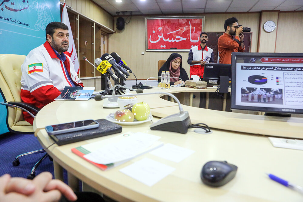 مراجعه 2 میلیون و 400 هزار زائر به مراکز هلال احمر در عراق