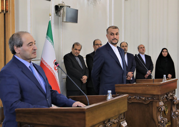 دیدار  وزرای امور خارجه ایران و سوریه