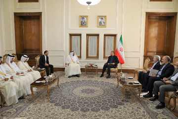 دیدار معاون وزیر امور خارجه قطر با دکتر امیرعبداللهیان وزیر امور خارجه