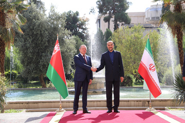 دیدار وزرای امور خارجه  ایران و بلاروس
