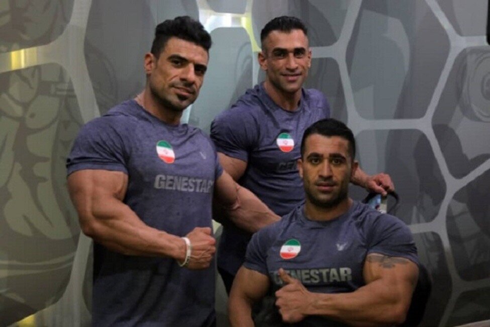 دو نشان طلای جهانی بر گردن ورزشکاران پرورش اندام فارس