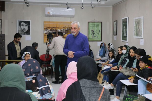 کارگاه یک روزه طراحی و نقاشی در بیجار برگزار شد