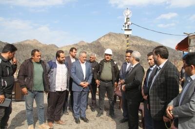 افتتاح و کلنگ زنی سه طرح عمرانی و راهداری در جنوب استان کرمان