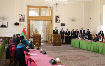 دیدار وزرای امور خارجه جمهوری اسلامی ایران و سلطنت عمان