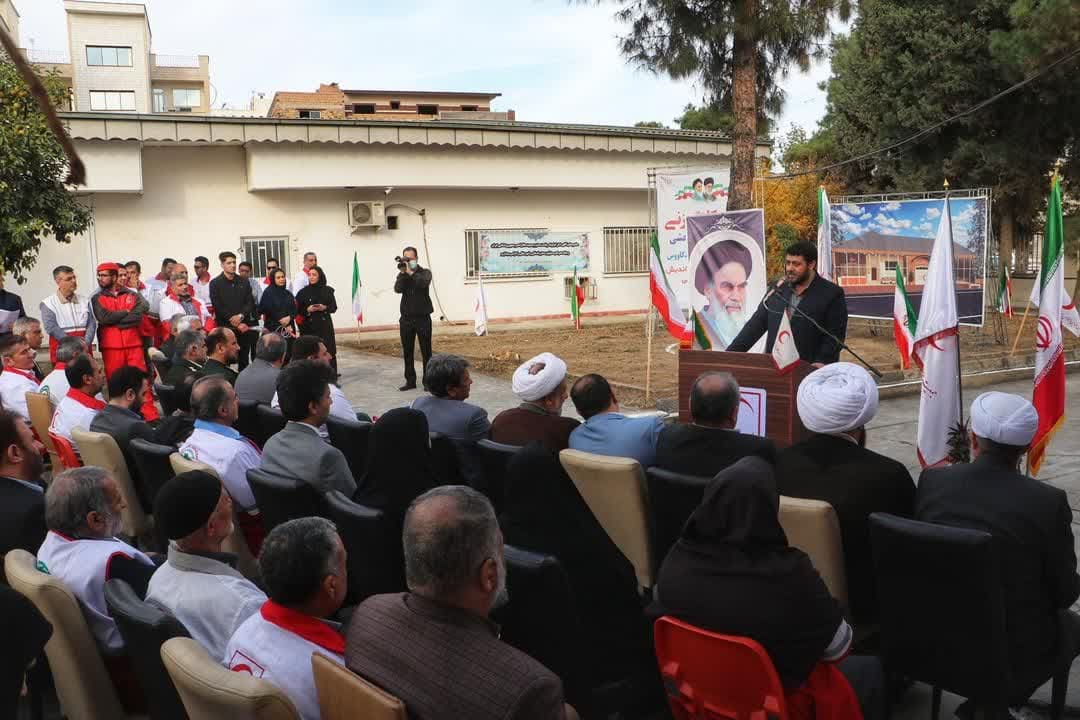 کلنگ مرکز توانبخشی هلال احمر در گنبدکاووس زده شد