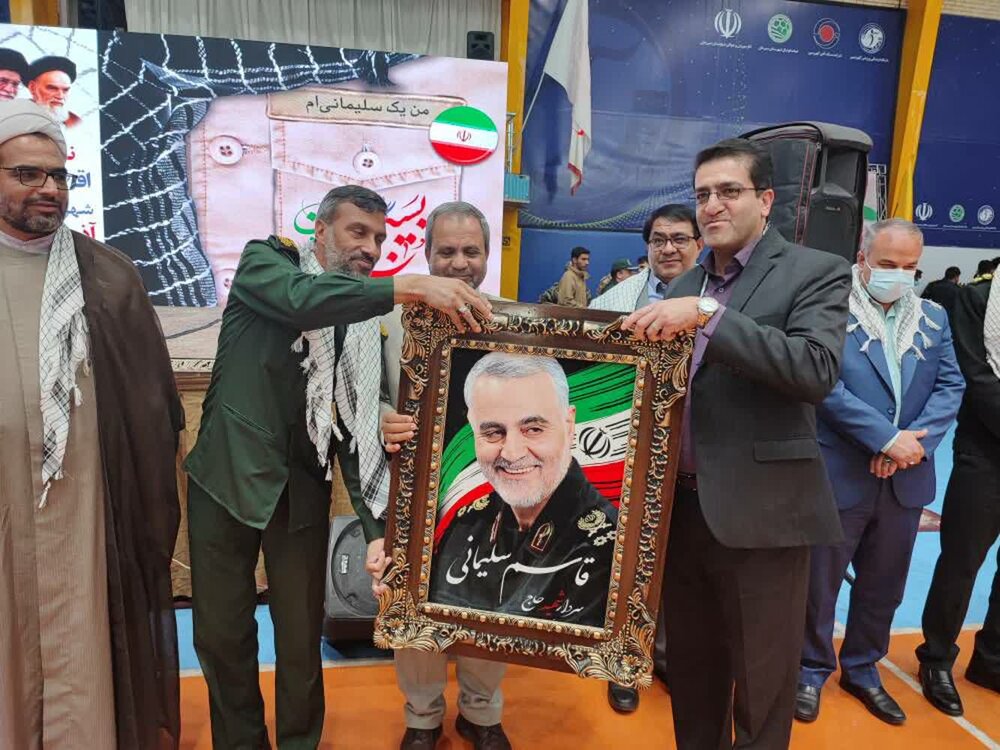 همایش ۴ هزار نفری اقتدار بسیجیان در سیرجان