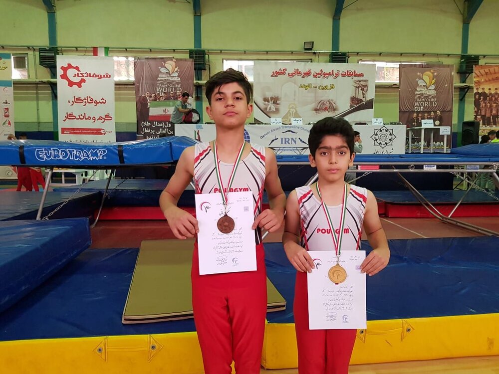 کسب ۲ مدال طلا و برنز ژیمناستیک کاران کردستانی در رقابت های قهرمانی کشور