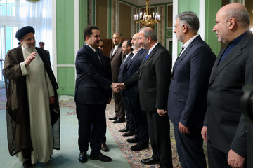دیدار و گفتگوی دوجانبه رئیس جمهور و نخست وزیر عراق