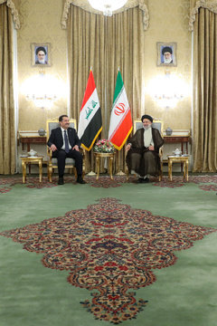 دیدار و گفتگوی دوجانبه رئیس جمهور و نخست وزیر عراق