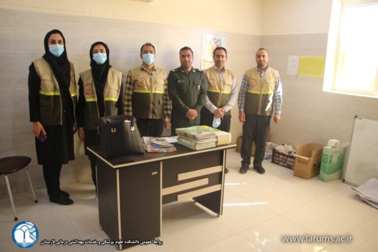 برپایی اردوی جهادی سلامت توسط بسیجیان جامعه پزشکی دانشگاه علوم پزشکی لارستان 