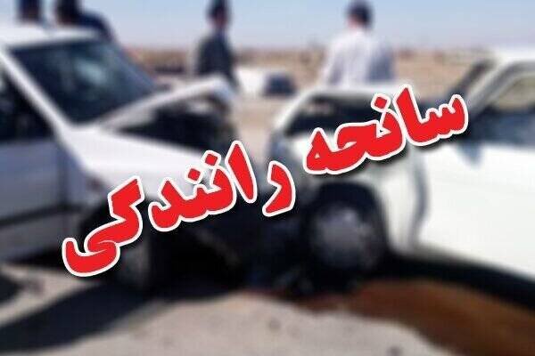 مصدومیت ۶ نفر در سانحه رانندگی محور شهربابک_ یزد