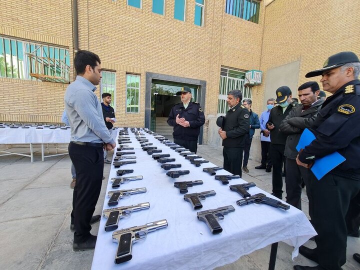 افزایش کشفیات تپانچه و سلاح های جنگی و شکاری در استان کرمان