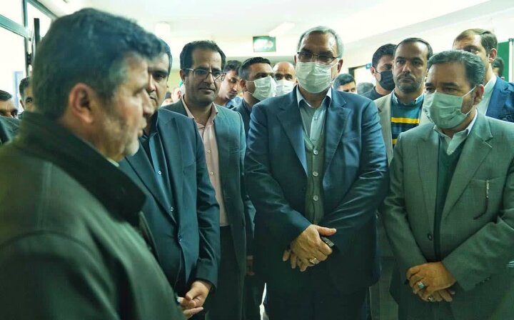 بازدید وزیر بهداشت از مراکز خدمات جامع سلامت اسفدن و زهان شهرستان قاین