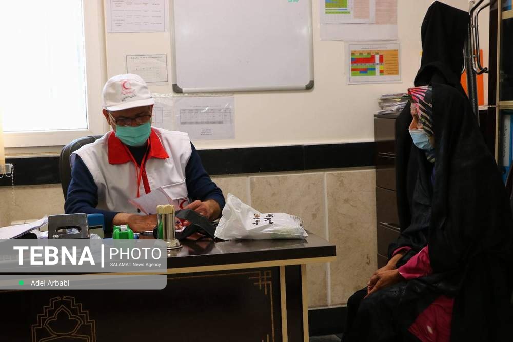 ویزیت بیش از یک هزار و ۵۰۰ نفر از سوی پزشکان داوطلب هلال احمر
