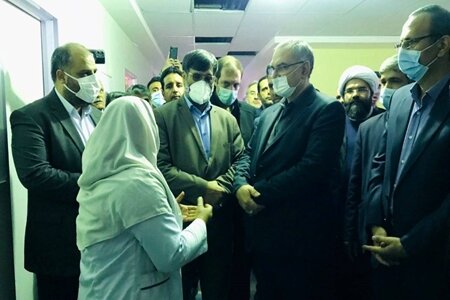 بازدید دکتر عین اللهی از دو بیمارستان کاشمر
