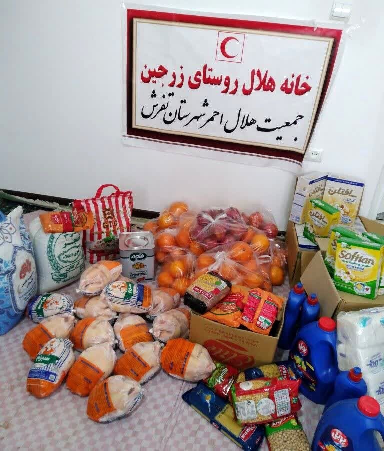 توزیع ۳۵۰۰ بسته مهربانی در شب یلدا