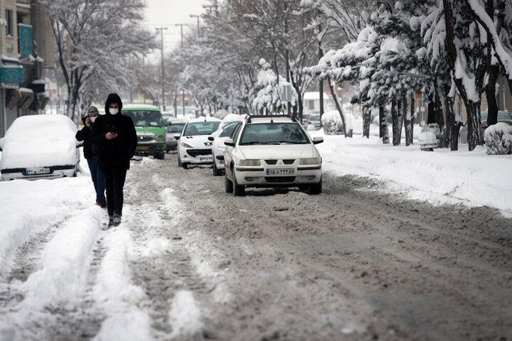 تداوم بارش برف و باران تا چهارشنبه در تهران