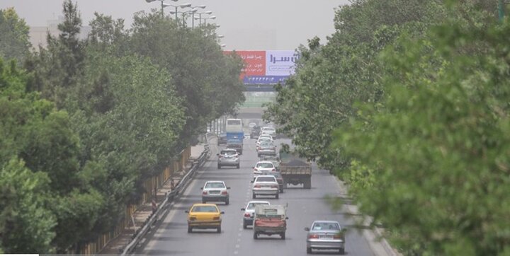 هوای شیراز آلوده است