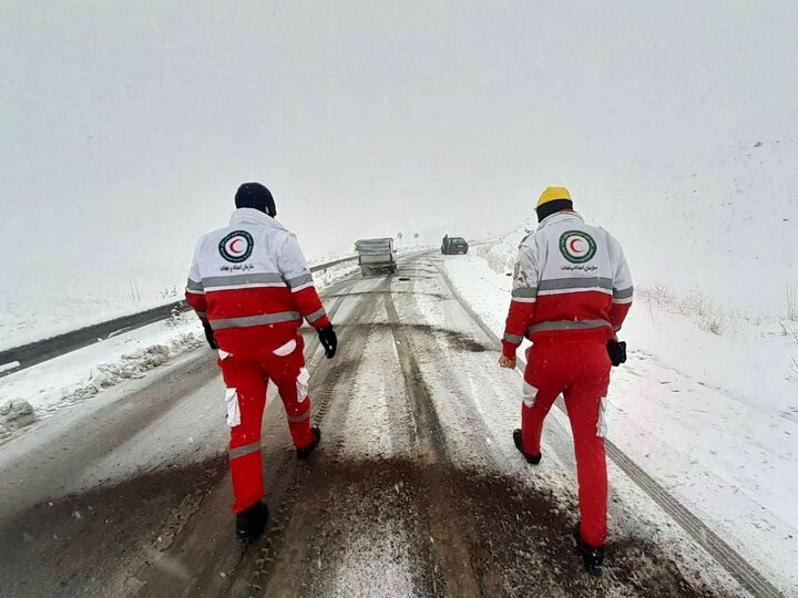 امدادرسانی به 3500 نفر در برف، کولاک و سیلاب 72 ساعت گذشته