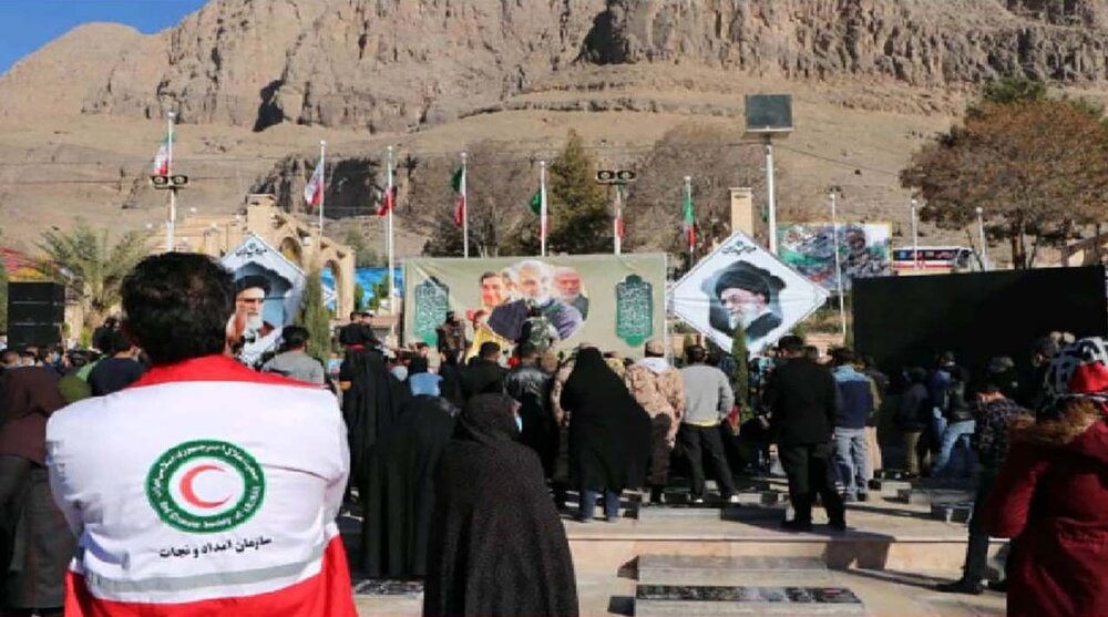 ارائه خدمات امدادی به 3 هزار نفر در سومین سالگرد شهادت حاج قاسم سلیمانی
