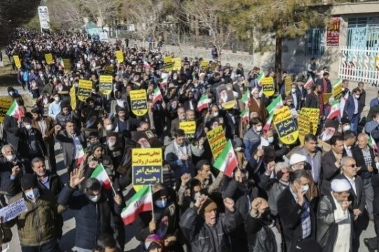 راهپیمایی نمازگزاران استان کرمان