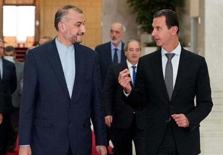 حسین امیر عبداللهیان با رئیس جمهور سوریه دیدار کرد