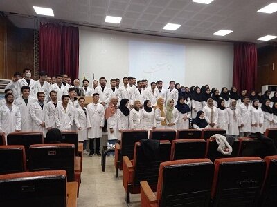 برگزاری آیین روپوش سفید در دانشکده پزشکی شیراز