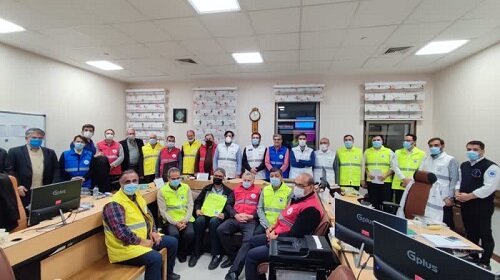 برگزاری مانور لحظه صفر در دانشگاه علوم پزشکی مشهد