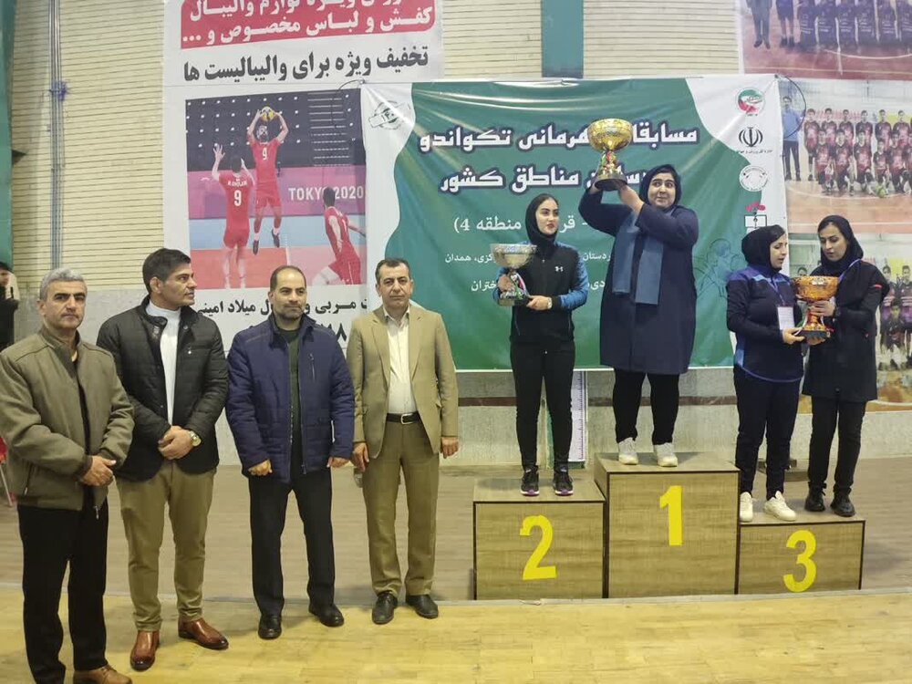 درخشش تکواندوکاران کردستانی در رقابت های قهرمانی خردسالان منطقه چهار کشور