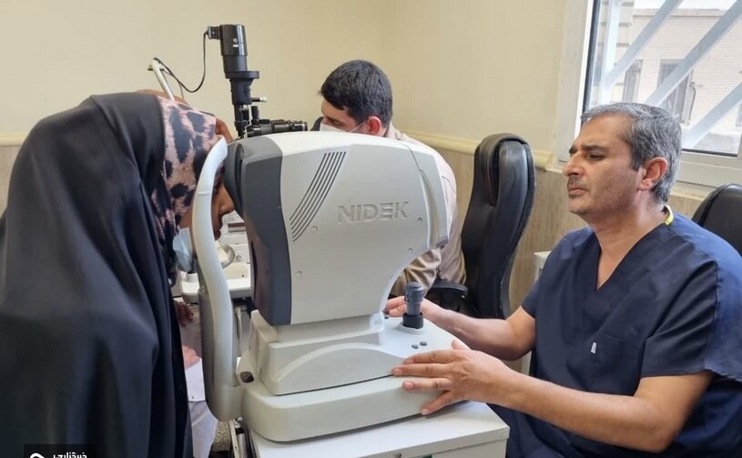 خدمتی جهادی از جنس سلامت در سایه امام مهربانی ها در ریگان