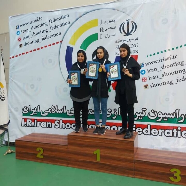 بانوی کرمانی قهرمان نخستین مرحله استعدادهای برتر تیراندازی کشور شد
