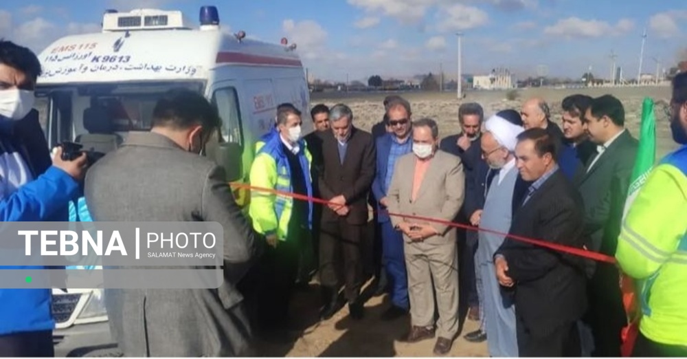 افتتاح هشتمین پد بالگرد اورژانس هوایی سیرجان