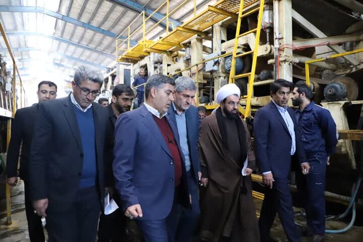 افتتاح طرح توسعه یک واحد تولیدی، صنعتی درشهرک صنعتی فتح آباد مرودشت بمناسبت دهه فجر