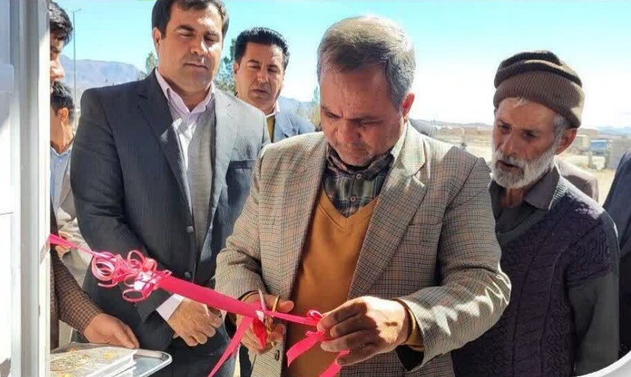 افتتاح و کلنگ زنی یک مدرسه ۱۲ کلاسه و چندین طرح روستایی در سیرجان
