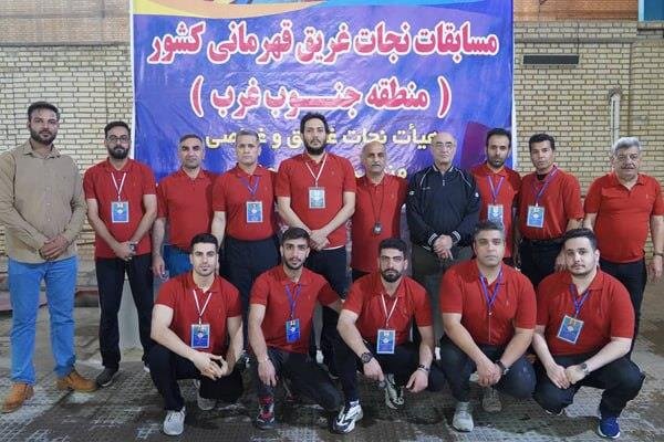 فارس قهرمان مسابقات نجات غریق جنوب غرب ایران شد