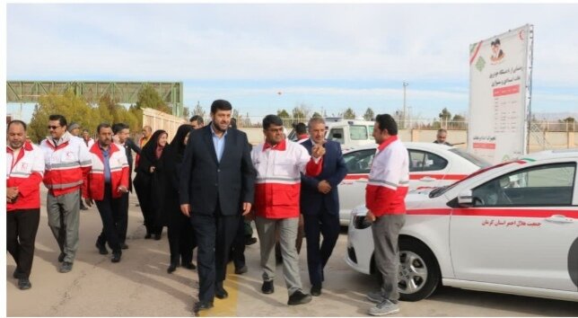 رونمایی از اولین شبیه ساز زلزله و افتتاح دو پایگاه امدادی در هلال احمر کرمان