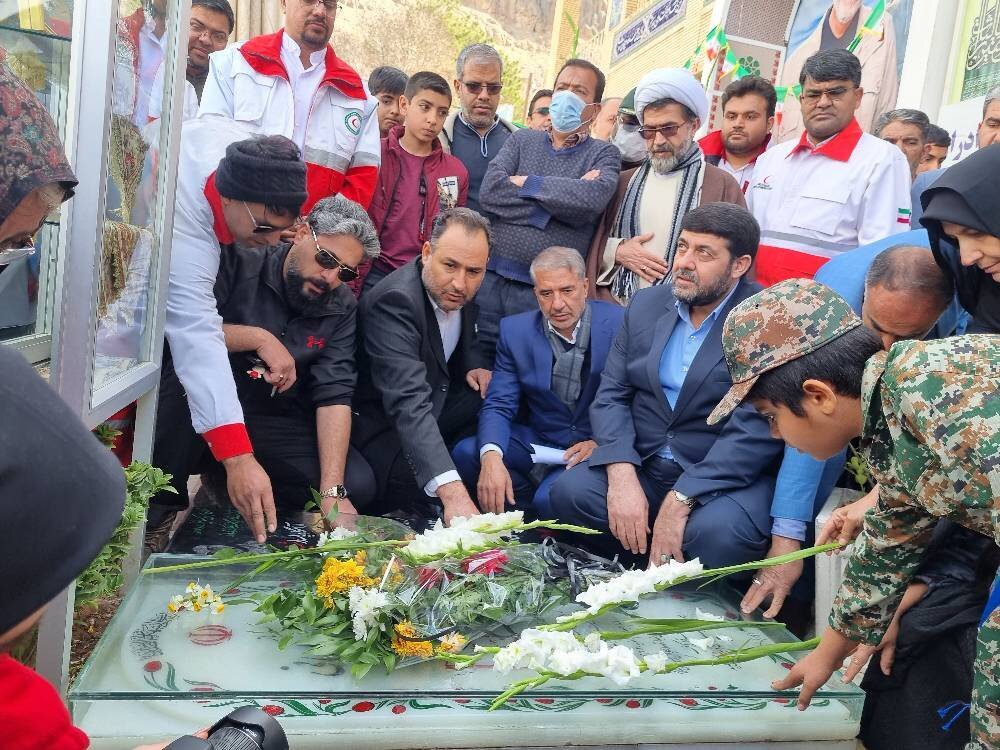 رونمایی از اولین شبیه ساز زلزله و افتتاح دو پایگاه امدادی در هلال احمر کرمان