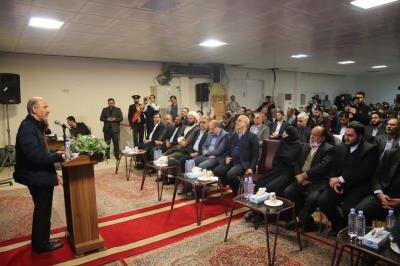 افتتاح واحدهای گازی نیروگاه مهتاب کویر زرند با حضور وزیر نیرو 