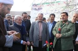 افتتاح طرح آبرسانی مرد میدان در روستای کرم شهربابک