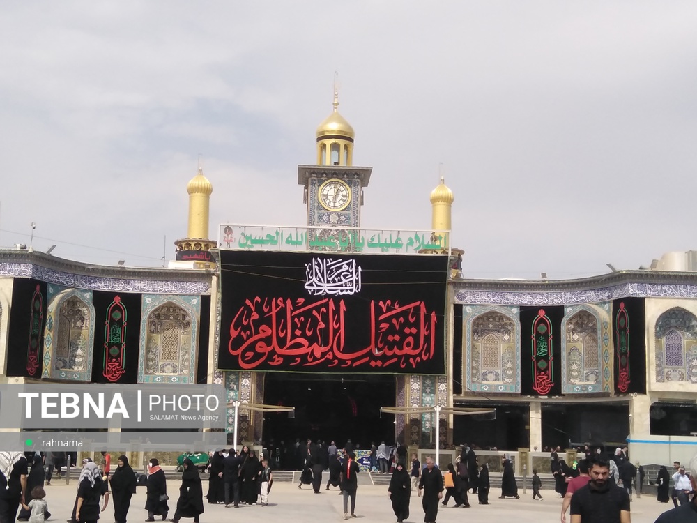 فرشته ای که به جبران بخشیده شدن بال هایش هر روز به حسین(ع) سلام می دهد