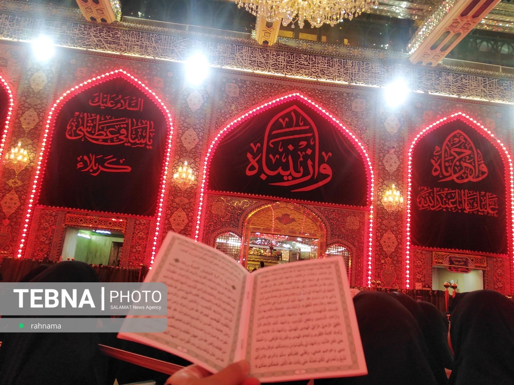 فرشته ای که به جبران بخشیده شدن بال هایش هر روز به حسین(ع) سلام می دهد