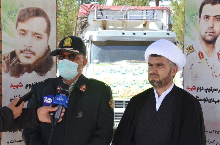 ارسال کمک های پلیس کرمان به مناطق زلزله زده "خوی" 