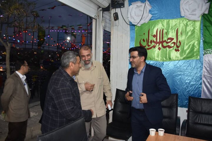 حضور معاونین سازمان صنمت استان فارس در موکب  و میز پاسخگویی مسوولین ( مطالبات مردمی )