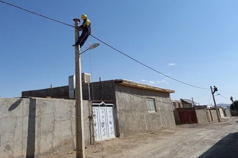 تبدیل روشنایی معابر ۲ روستای “کانی حسین بگ” و ” سرومال” به LED