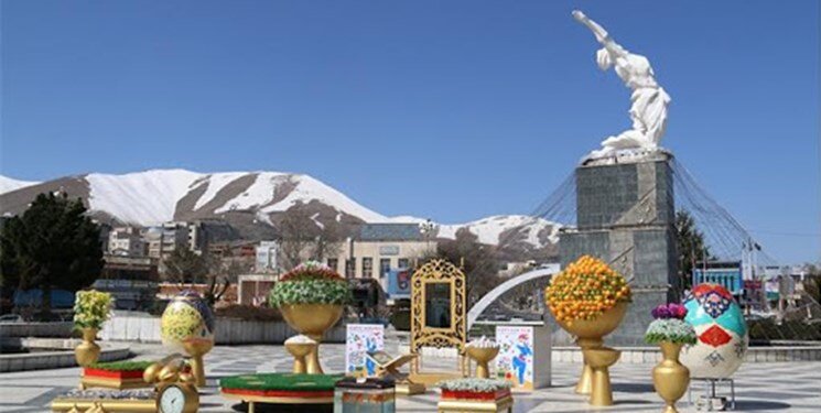 ۵۰ المان نوروزی و سفره هفت سین در سنندج نصب می شود