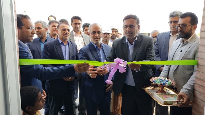 افتتاح مرکز جامع خدمات سلامت شهید سلیمانی در قلعه‌ گنج