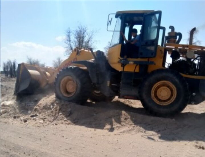 تخریب و آزادسازی ۵ هکتار از اراضی دولتی در ریگان
